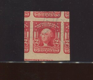 320 Washington Imperf Used Stamp with GEM 100 Graded PSE Cert (Bz 988)