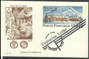 US Collins FDC SC#UX119 Timberline Lodge