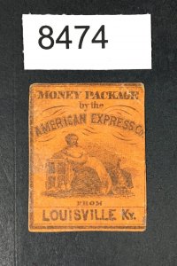 US STAMPS # 1c AMERICAN EXPRESS LABELS CV. $ LOT #8474