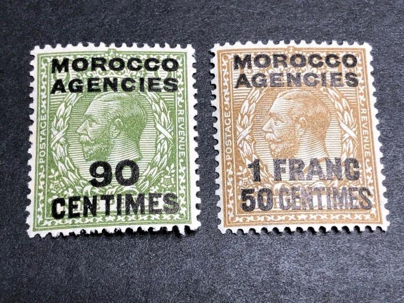 Great Britain Offices in Morocco Scott 420-21 Mint OG CV $29.50