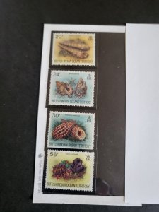 Stamps British Indian Ocean Territory 172-5 never hinged