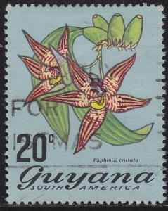 Guyana 140 Paphinia Cristata 1972