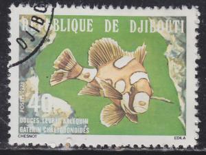 Djibouti 484 Harlequinfish 1978