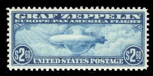 MOMEN: US STAMPS #C15 GRAF ZEPPELIN MINT OG NH PSE GRADED CERT XF-90 LOT #79180* 