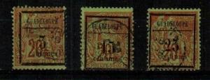 Guadeloupe Scott 3-5 Used (Catalog Value $60.25) [TC862]