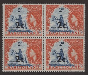 Mint Never Hinged SC63 SG60 2c on 2d Block of 4