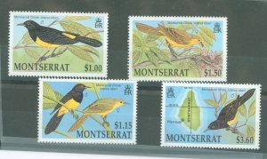 Montserrat #799-802 Mint (NH) Single (Complete Set) (Fauna) (Flora)