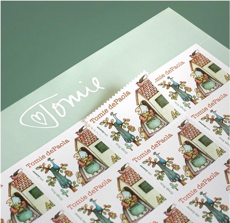 Tomie dePaola  forever stamps  5 sheets of 100pcs