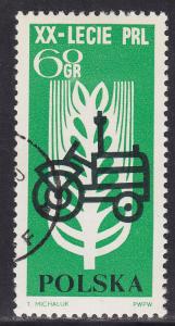 Poland 1248 Polish People's Republic 20 Anniv. 60GR 1964