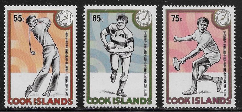 Cook Islands Scott #'s 880 - 882 MNH