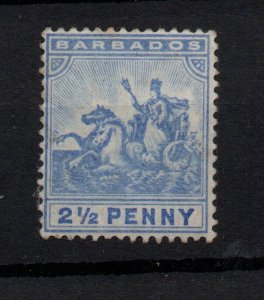 Barbados 1905 2 1/2d blue MCCA SG139 mint MNH WS28952 