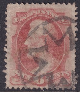 #159 Used, Fine+, Fancy cancel (CV $18 - ID47066) - Joseph Luft