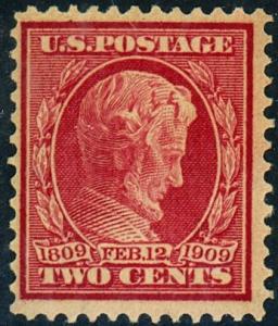 U.S. #369 MINT F-VF OG Very LH 