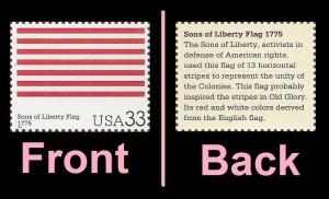 US 3403a The Stars and Stripes Sons of Liberty Flag 1775 33c single MNH 2000