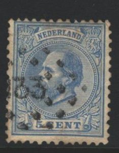 Netherlands Sc#23a Used - paper adhesion reverse