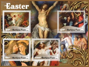 Stamps.  Art, painting, Religion, Easter 2016 1+1 sheets perforated MNH **