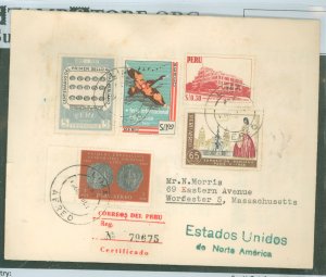 Peru  Philatelic; there is a page inside, envelop is still closed tight.
