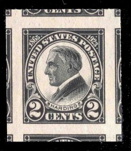 MOMEN: US STAMPS #611 MINT OG NH PSE GRADED CERT GEM-100J LOT #79225