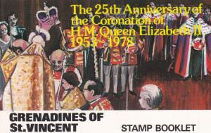 St. Vincent Grenadines 153-156. Q Elizabeth Coronation 25th Anniversary, Booklet