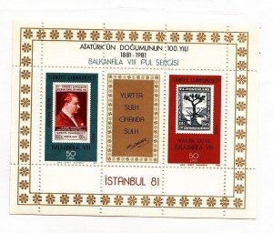 Turkey Sc 2195 NH S/S of 1981