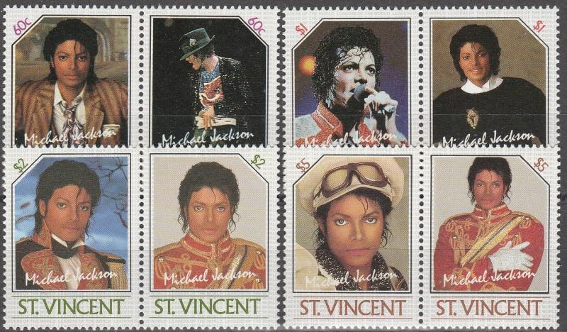 St Vincent #894-7 MNH CV $6.70  (S812)