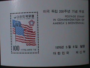 ​KOREA-1976-SC#1034a-BICENTENARY OF AMERICAN REVOLUTION -MNH-S/S-VERY FINE