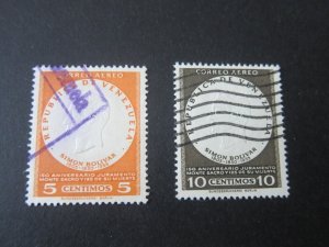 Venezuela 1957 Sc C636-37 FU