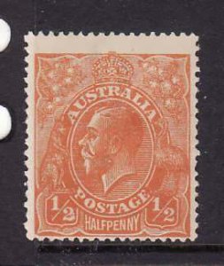 Australia-Sc#20- id7-unused hinge remnant 1/2p orange-KGV-1923-