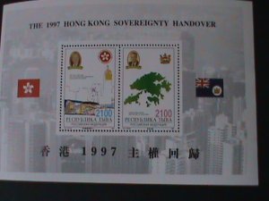 TbIBA-RUSSIA-1997 HONG KONG RETURN TO CHINA-MNH -S/S-VF-WE SHIP TO WORLDWIDE