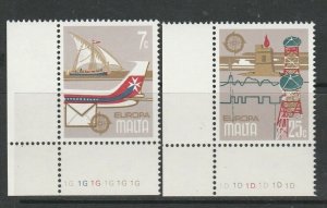 MALTA 1979 SG 625-626 EUROPA MNH