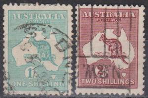 Australia #98-9 F-VF Used CV $43.50 (B1529)