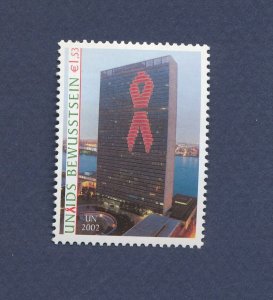 UNITED NATIONS VIENNA - Scott 325  - MNH - 2002 - AIDS