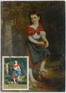 32330 - HUNGARY - MAXIMUM CARD: Art - Paintings: 1967-