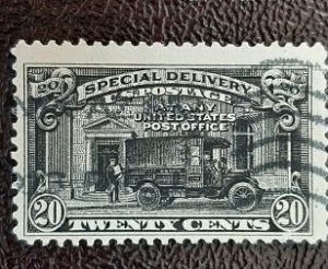 US Scott # E14; 20c Special Delivery from 1925; used, F/VF centering