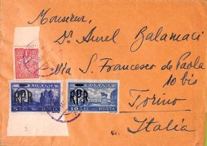 ac6490 - ROMANIA - Postal History - COVER to ITALY 1948-