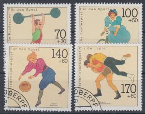 Germany 1991 Sc#B701-704 Mi#1499-1502 used (BU1776)