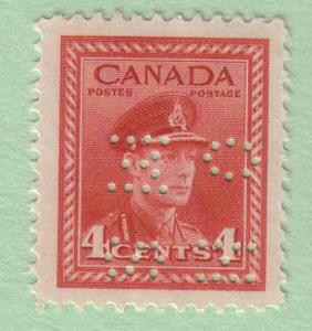O254 Canada Official Perfin, MNH
