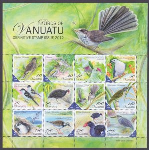 2012 Vanuatu 1464-1475KL Birds 64,00 €