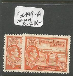 Turks & Caicos SG 199-199a MNH (5eaf) 