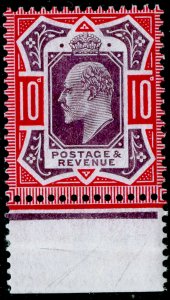 SG255 SPEC M43(3), 10d slate-purple & deep carmine (CHALKY), NH MINT. Cat £500.