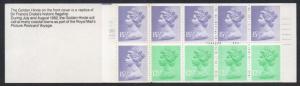 Great Britain Sc BK574 1986 MH93d Machin stamp booklet mint NH