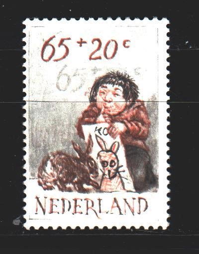 Netherlands. 1982. 1225 from the series. Baby rabbit. MNH.