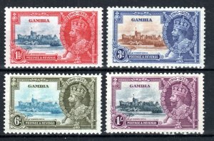 Gambia 1935 Silver Jubilee set SG 143-46 MH