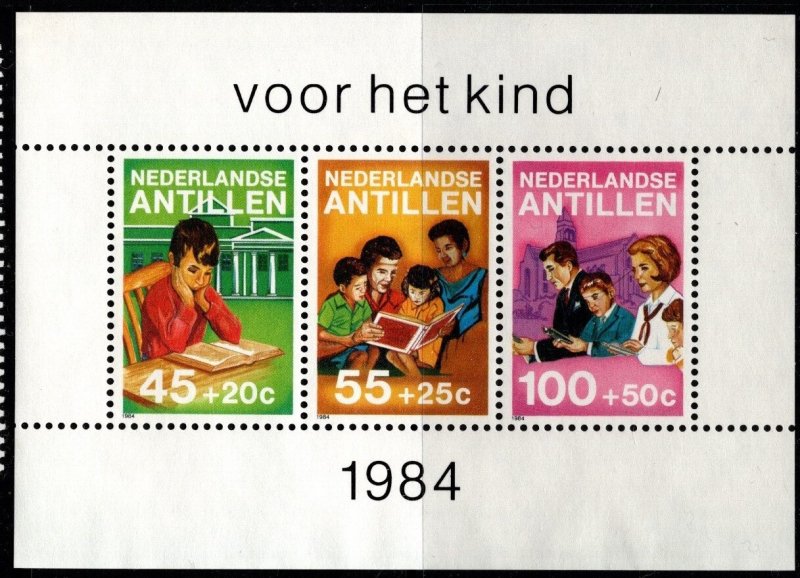 1984 Netherlands Antilles Scott #- ? Youth Welfare Souvenir Sheet MNH