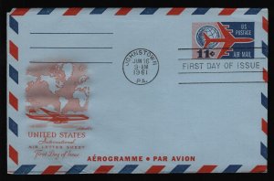 #UC35 11c Jet Airliner, Artmaster FDC **ANY 5=FREE SHIPPING**