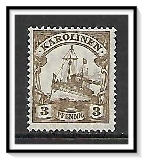 Caroline Islands #21 Kaiser's Yacht Hohenzollern MNH