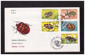 Turkey 1983 Insects FDC