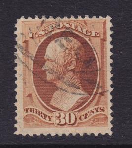 217 VF used neat light cancel with nice color cv $ 100 ! see pic !