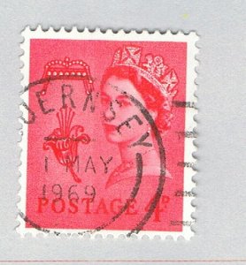 Guernsey 6 Used Lily and Crown 1958 (BP70628)