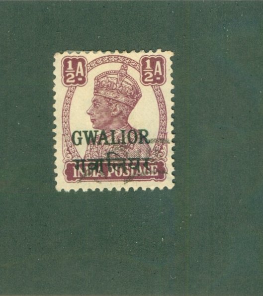 GWALIOR - INDIAN STATE 101 USED BIN $0.50